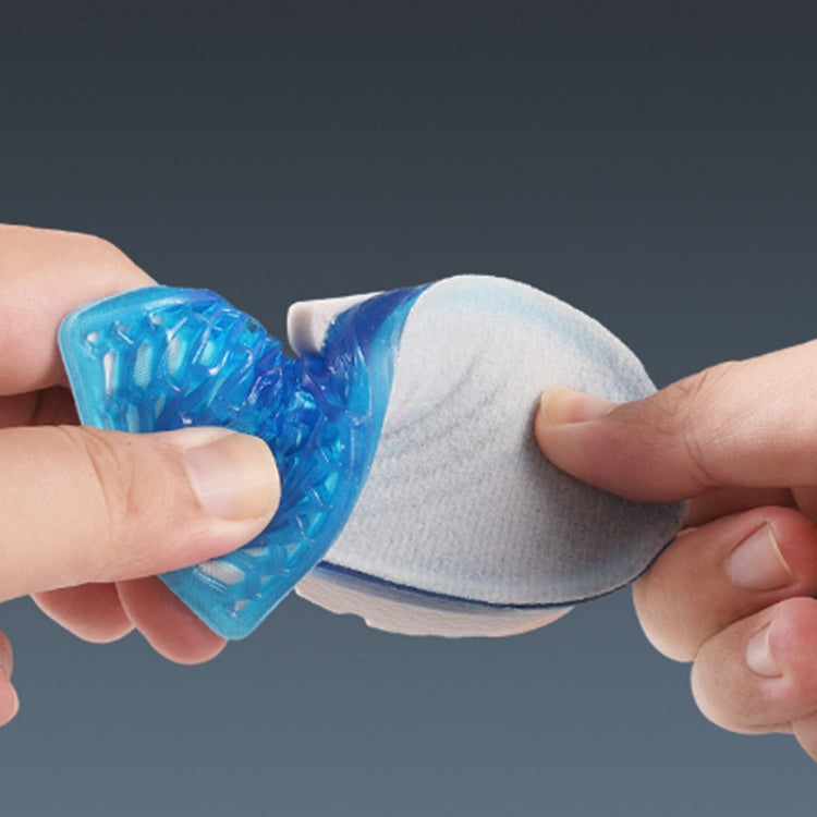 Silicone Honeycomb Shock Absorption TPE Heel Protection Pad Heightening Insole, Size: Height 2.5 cm
