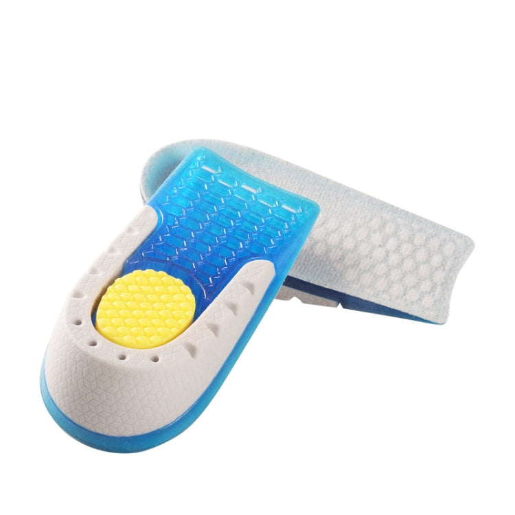 Silicone Honeycomb Shock Absorption TPE Heel Protection Pad Heightening Insole, Size: Height 3.5 cm