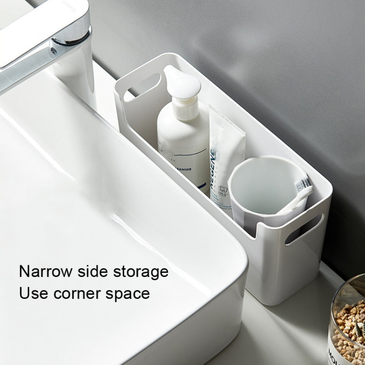 2 PCS U-Shaped Opening With Handle Desktop Storage Box, Style: Wide Mouth Large