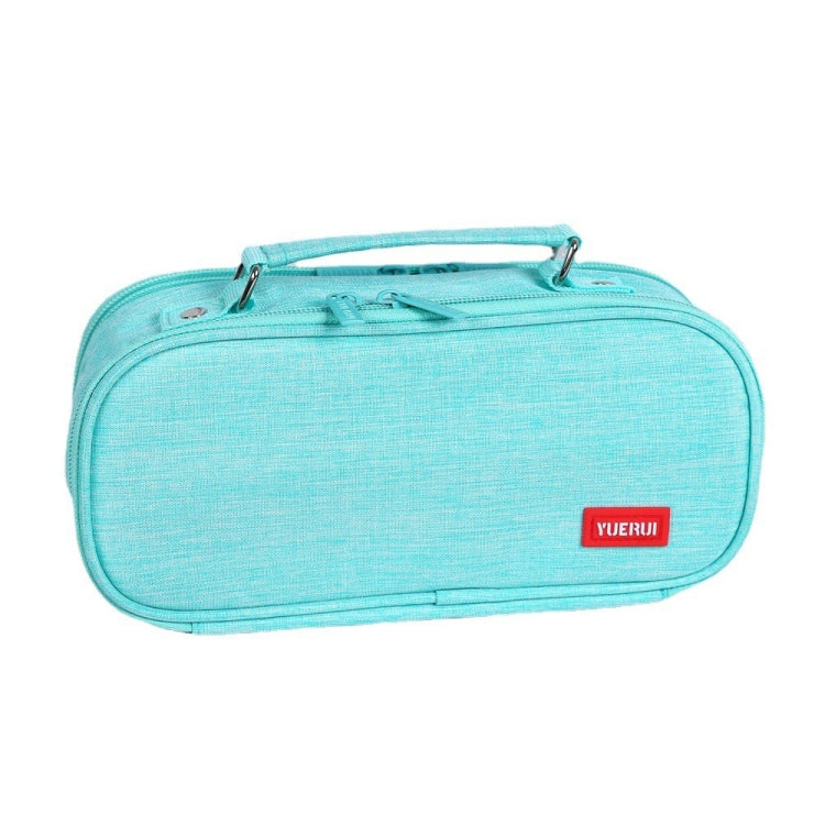 Large Capacity Multi-layer Portable Stationery Bag Canvas Pen Bag