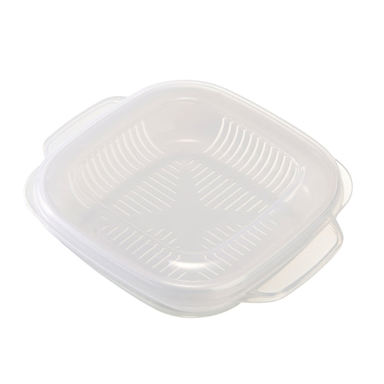 3 PCS Rice Fresh-keeping Box Freezable and Reheatable Vegetable Lunch Box(15.5x13.1x3.9cm)