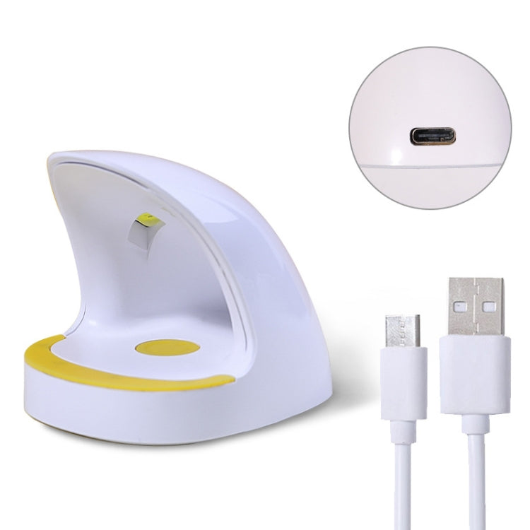 Mini Shark Phototherapy Lamp Portable Quick Dry Nail Lamp, Color: White