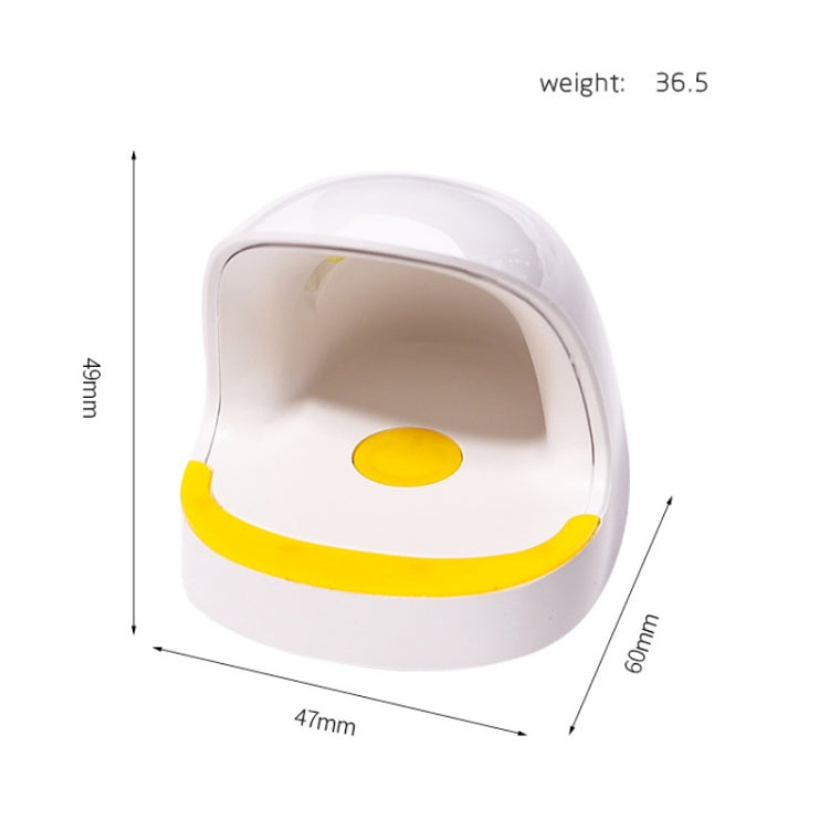 Mini Shark Phototherapy Lamp Portable Quick Dry Nail Lamp, Color: White