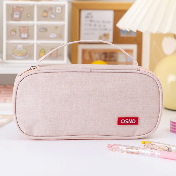 QSND WJLBD0004 Large Capacity Multi-layer Handheld Pen Bag Stationery Storage Bag