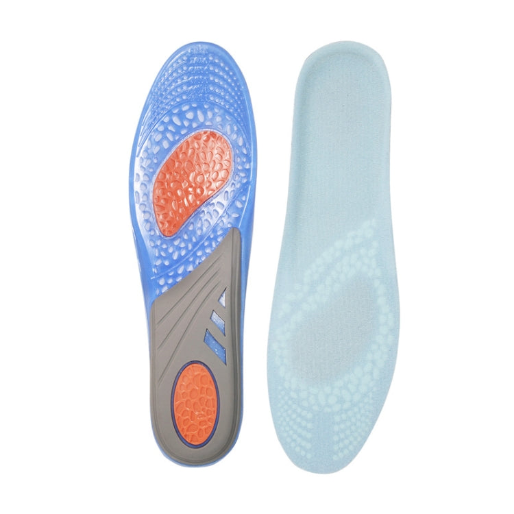 TPE GEL Sports Insole Shock-absorbing Sweat-absorbing Running Insole, Size: Male 41-46
