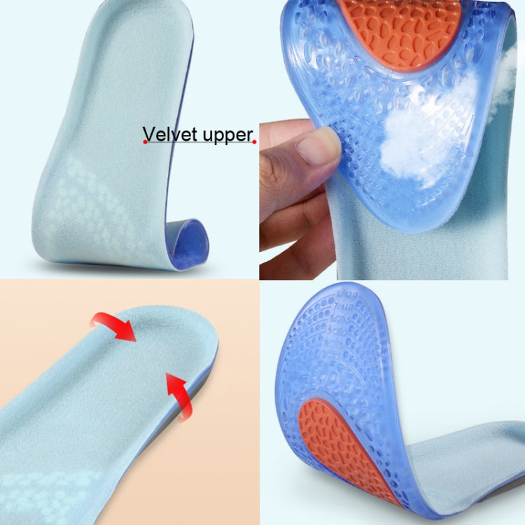 TPE GEL Sports Insole Shock-absorbing Sweat-absorbing Running Insole, Size: Female 35-42