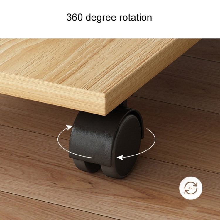 Wooden Removable Height-raising Base For Desktop Computer Host Bracket Rubber Wood 25x50cm