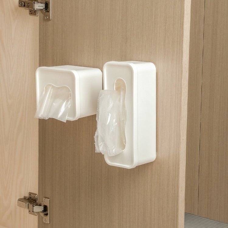 3 PCS Wall Mounted Large Opening Gloves Mask Small Object Storage Box, Style: Large Long