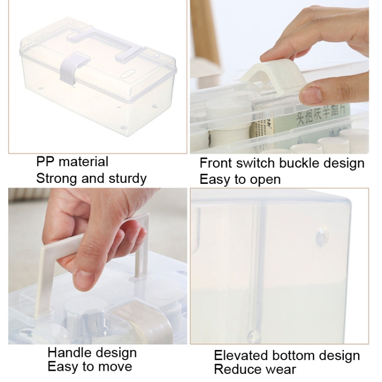 3 PCS Portable Carry Medicine Case Sealed Storage Box, Size: Small