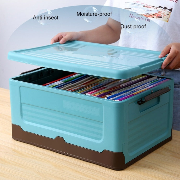 Foldable Book Box Plastic Storage Box, Color: M Banana Yellow