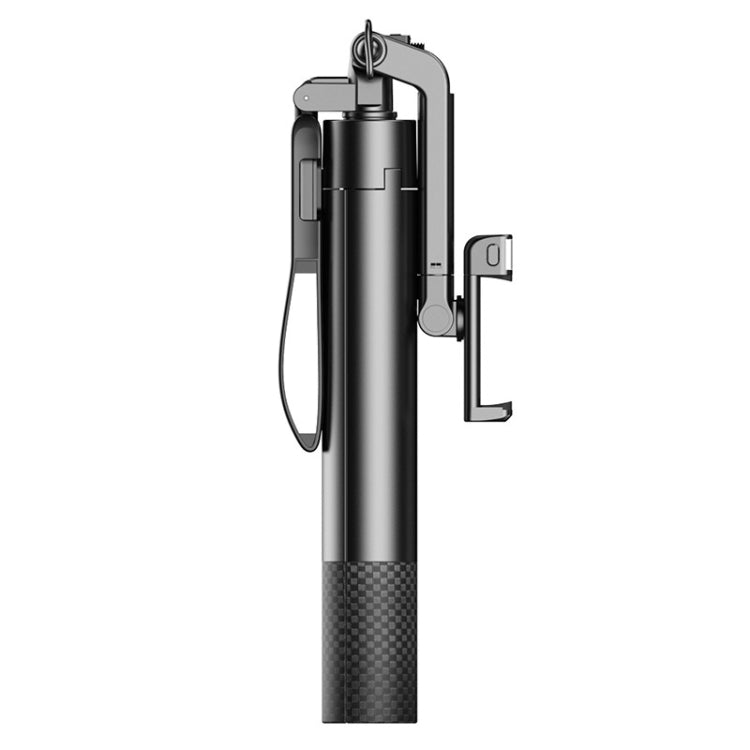 A3A Phone Live Selfie Stick Handheld Gimbal Stabilizer Fill Light Bluetooth Tripod(Silver Black)