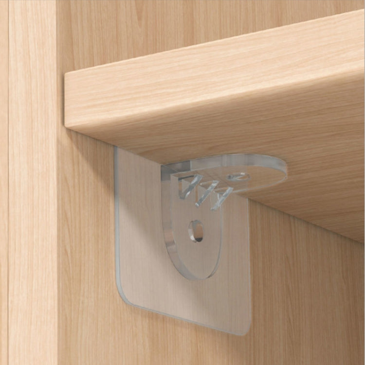 40 PCS Simple Firm Load Bearing Wardrobe Layered Partition Bracket, Size: Small 6cm