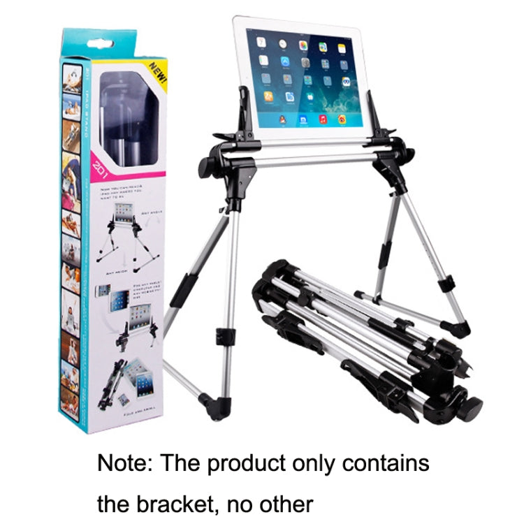 Mobile Phone Tablet Folding Aluminum Alloy Stand Live Portable Stand(White)