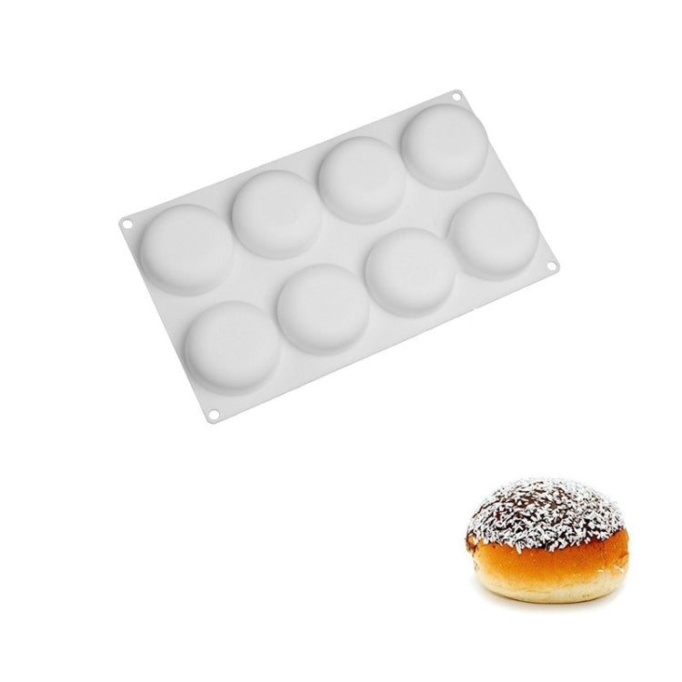 Mousse Cake Baking Silicone Mold, Specification: 8 Round