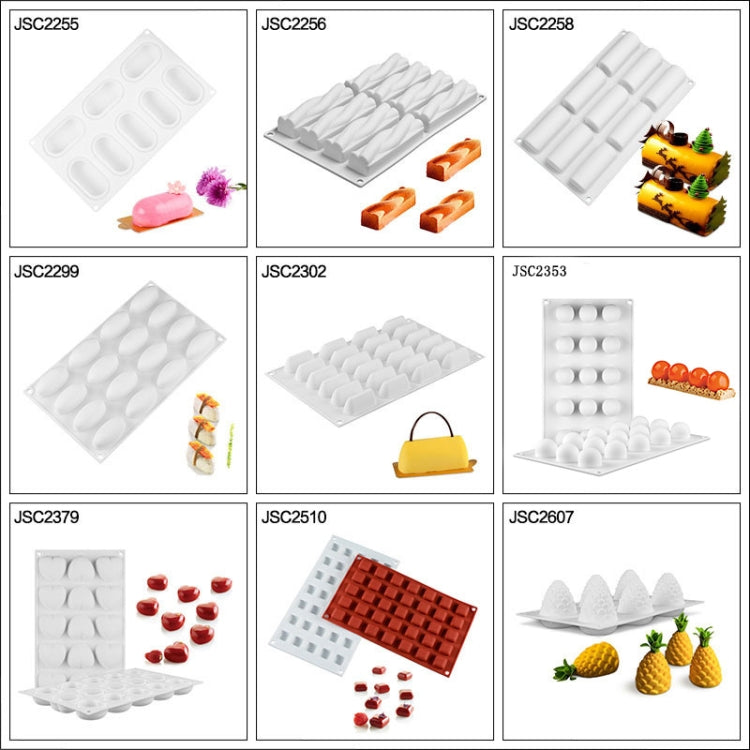 Mousse Cake Baking Silicone Mold, Specification: 6 Stones