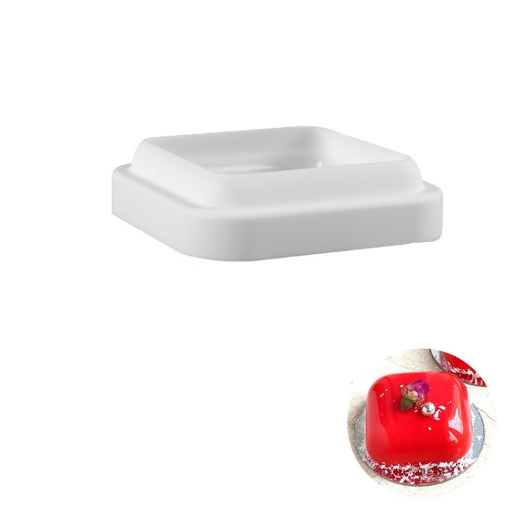 Mousse Cake Baking Silicone Mold, Specification: Single-hole Square