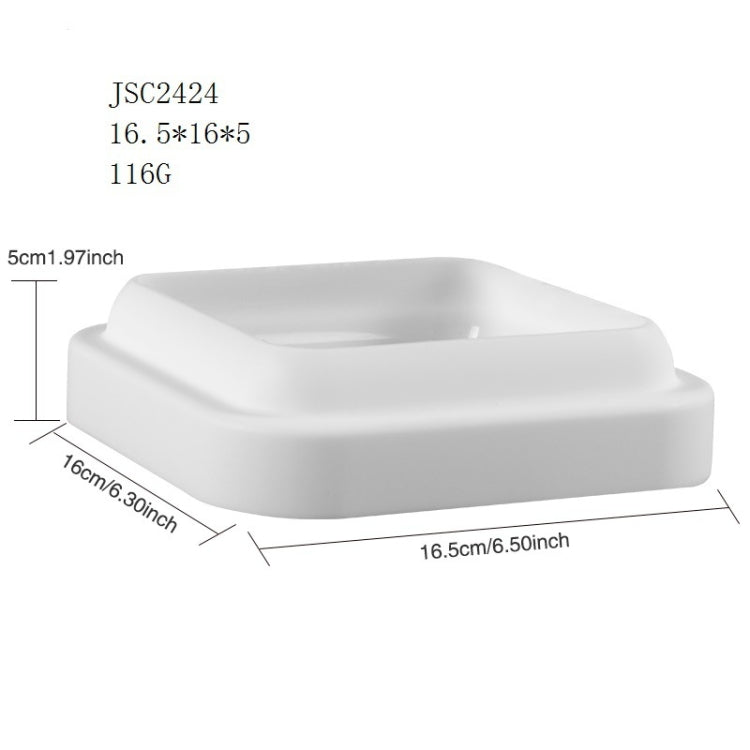 Mousse Cake Baking Silicone Mold, Specification: Single-hole Square