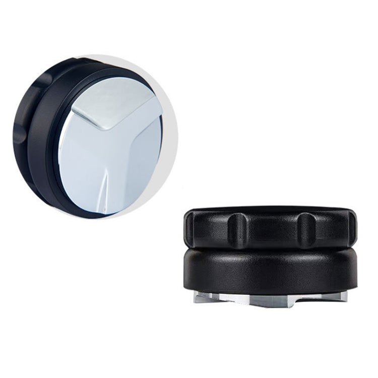 Coffee Grinder Alloy Powder Dispenser Set, Size: 58mm 3 Leaf (Black)