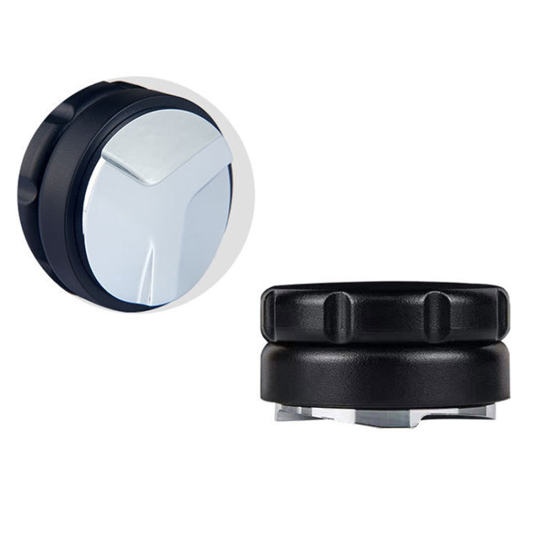 Coffee Grinder Alloy Powder Dispenser Set, Size: 53mm 3 Leaf (Black)
