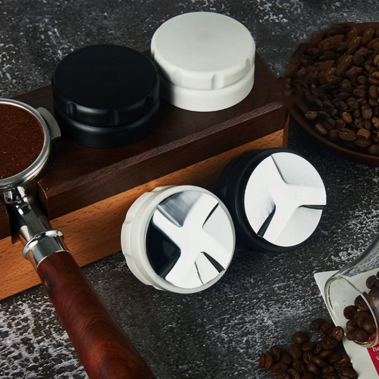 Coffee Grinder Alloy Powder Dispenser Set, Size: 53mm 3 Leaf (Black)