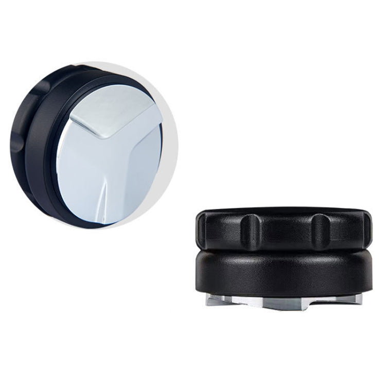 Coffee Grinder Alloy Powder Dispenser Set, Size: 51mm 3 Leaf (Black)