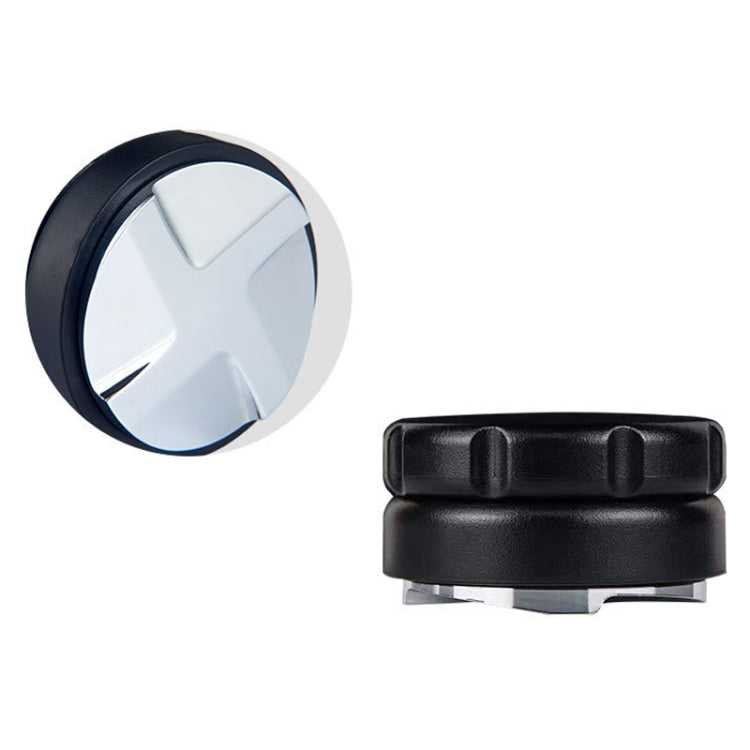 Coffee Grinder Alloy Powder Dispenser Set, Size: 53mm 4 Leaf (Black)