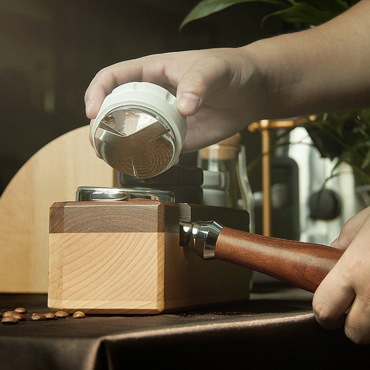 Coffee Grinder Alloy Powder Dispenser Set, Size: 53mm 4 Leaf (Black)