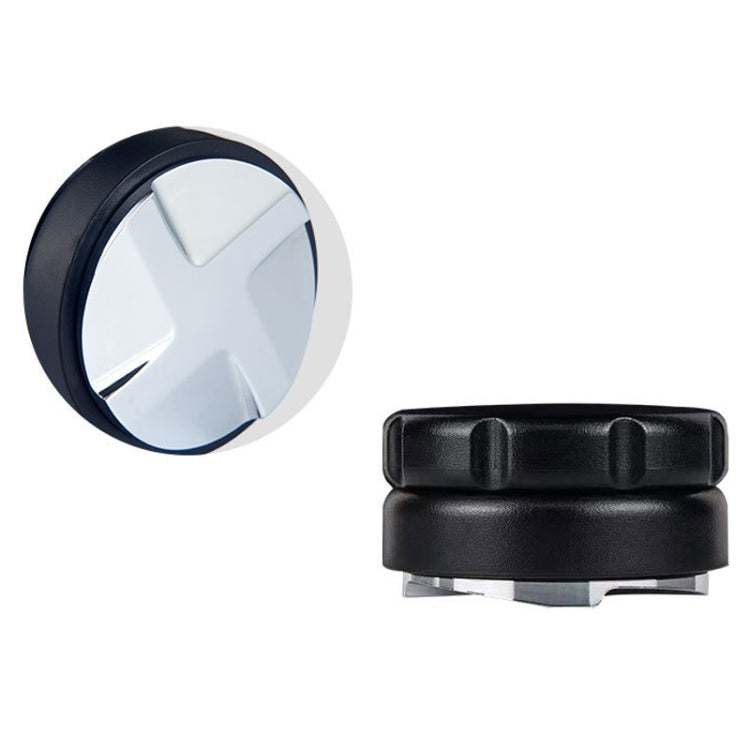 Coffee Grinder Alloy Powder Dispenser Set, Size: 58mm 4 Leaf (Black)