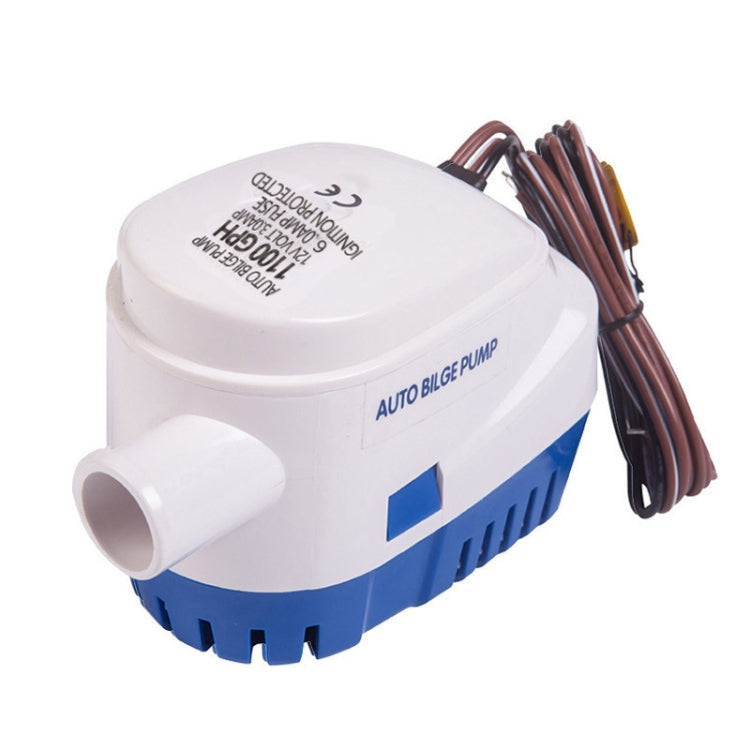 1100GPH-12V Blue  Automatic Bilge Pump Submersible Water Electric Pump For Yacht Marine Boat