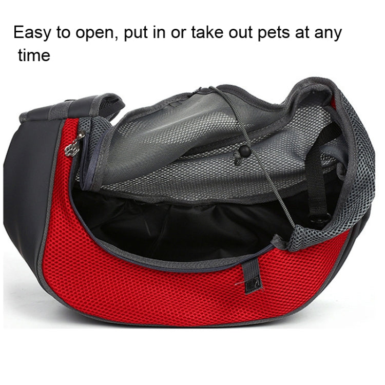Pet Bag Widened Shoulder Strap Breathable Messenger Cat Bag,Size: