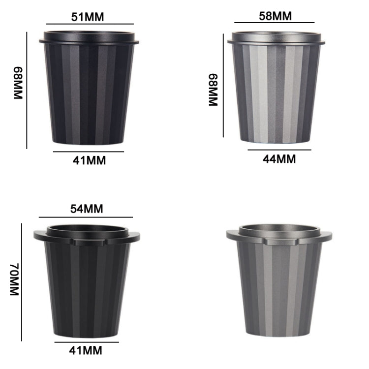 Coffee Machine Powder Cup Sieve Brewing Head Appliance, Color: For Platinum Rich Gray (54mm)