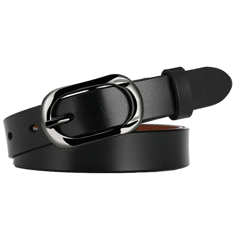 ZK--052 Soft and Wear-resistant Fine Cowhide Belt with Pin Buckle, Length: 110cm