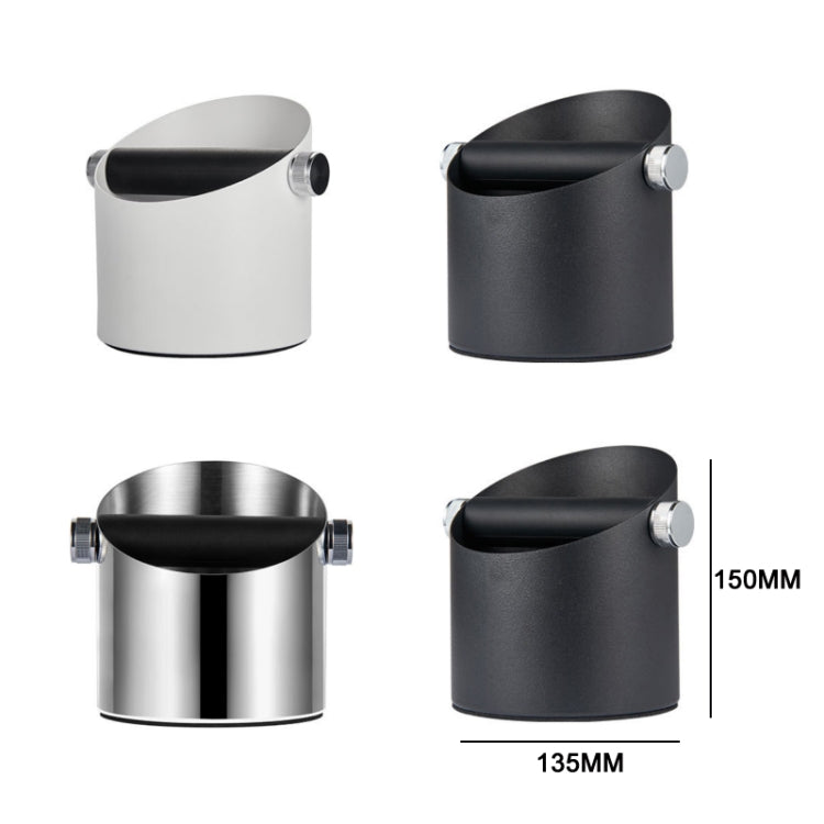 Coffee Waste Bin Milk Tea Residue Recycling Powder Box, Color: Black (45 Steel)