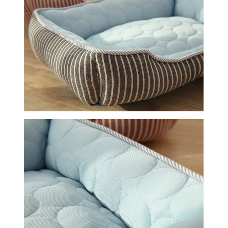 Summer Cold Feeling Dog Cat Kennel Ice Silk Cool Den,Size: