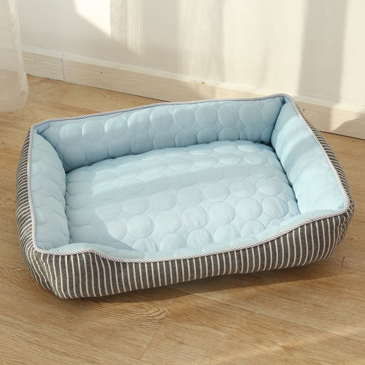 Summer Cold Feeling Dog Cat Kennel Ice Silk Cool Den,Size: