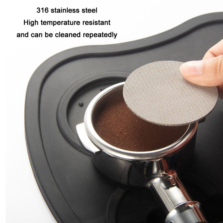 Stainless Steel Sintered Sheet Coffee Splash Filter, Size: 53mm x 1.7mm