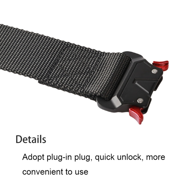 SK008 125x3.8cm Outdoor Sports Faux Nylon Woven Belt