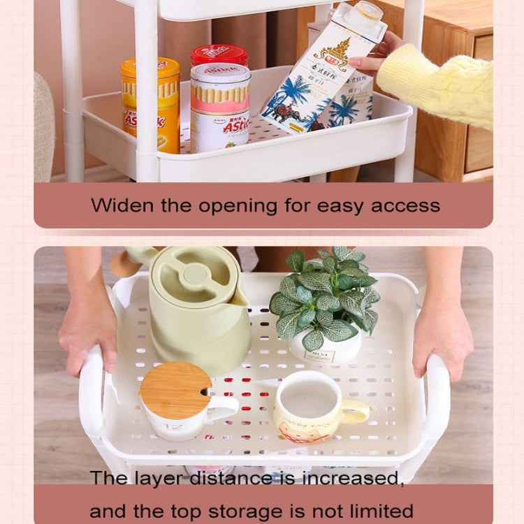 Trolley Storage Rack Multi-layer Movable Snack Rack