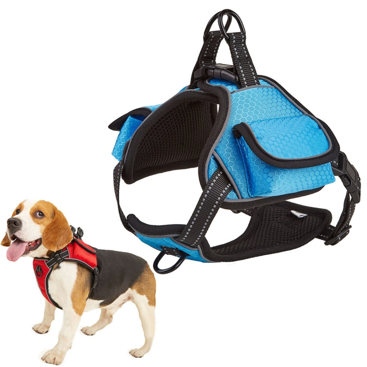 Distributed Load Soft Reflective Pet Chest Strap, Size: