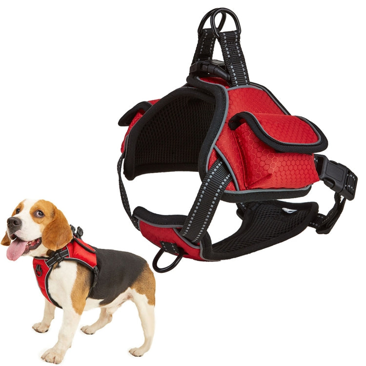 Distributed Load Soft Reflective Pet Chest Strap, Size: