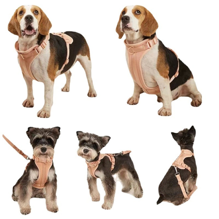 Pet PVC Strap Macaron Color Dog Chest Strap, Size: