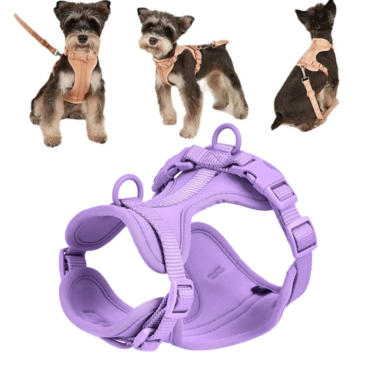 Pet PVC Strap Macaron Color Dog Chest Strap, Size: