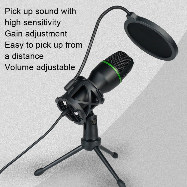 ME4 Recording Live Noise Reduction Microphone, Style: Tripod+Blowout Net USB Interface