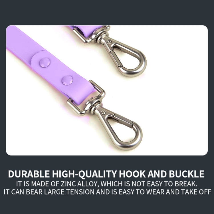 Pet PVC Leash Macaron Color Soft Dog Leash, Size: L