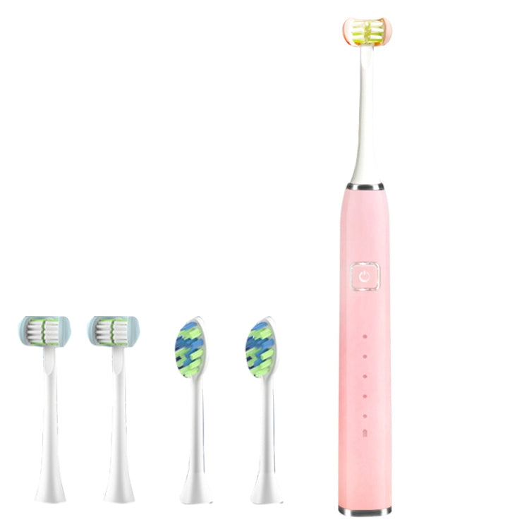 3D Sound Waves Three Sided U Shaped Brush Head Wrapped Electric Toothbrush