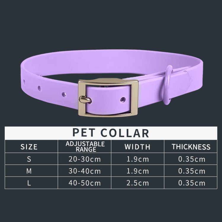 PVC Pet Loop Horsarine Dog Collar, Size: M
