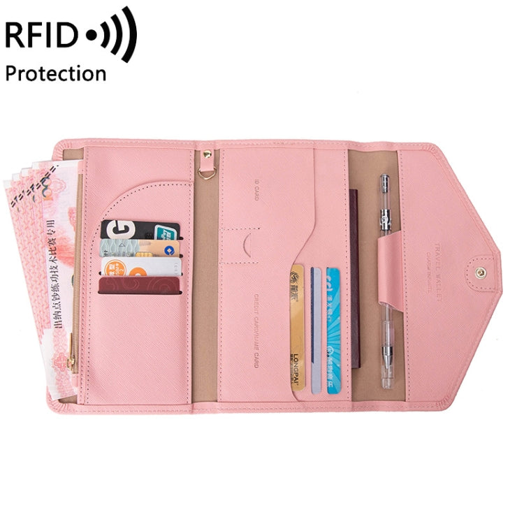 1655 RFID Anti-magnetic Anti-theft Passport Bag Document Bag Card Bag