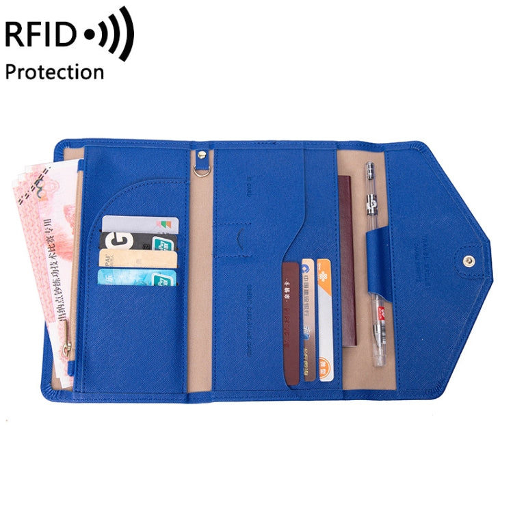 1655 RFID Anti-magnetic Anti-theft Passport Bag Document Bag Card Bag