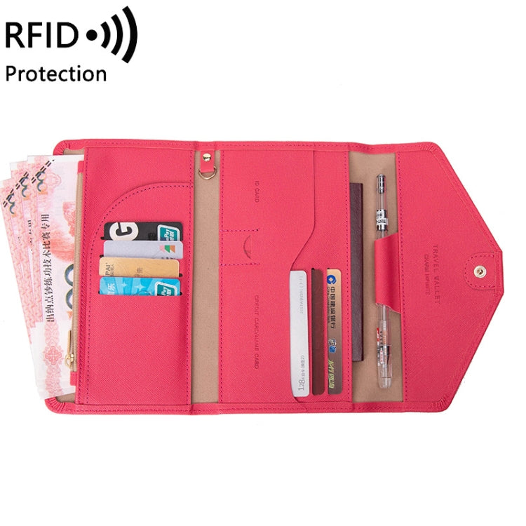 1655 RFID Anti-magnetic Anti-theft Passport Bag Document Bag Card Bag