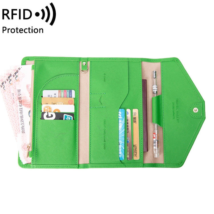 1655 RFID Anti-magnetic Anti-theft Passport Bag Document Bag Card Bag